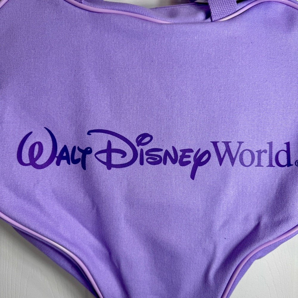 NWT. Disney Parks Walt Disney World Figment Head Retro Canvas Large Tote Bag. - Picture 7 of 13